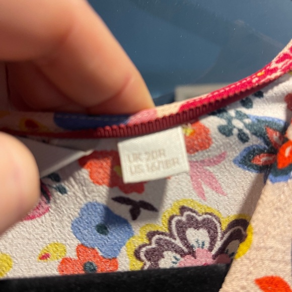 Boden floral dress like new size 20R - Picture 4 of 6